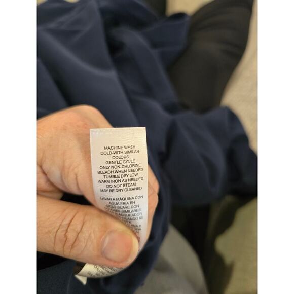 Chico Silky Soft Shirt 570211167 Navy  Size 12 (2) Large Button Up - Picture 6 of 7